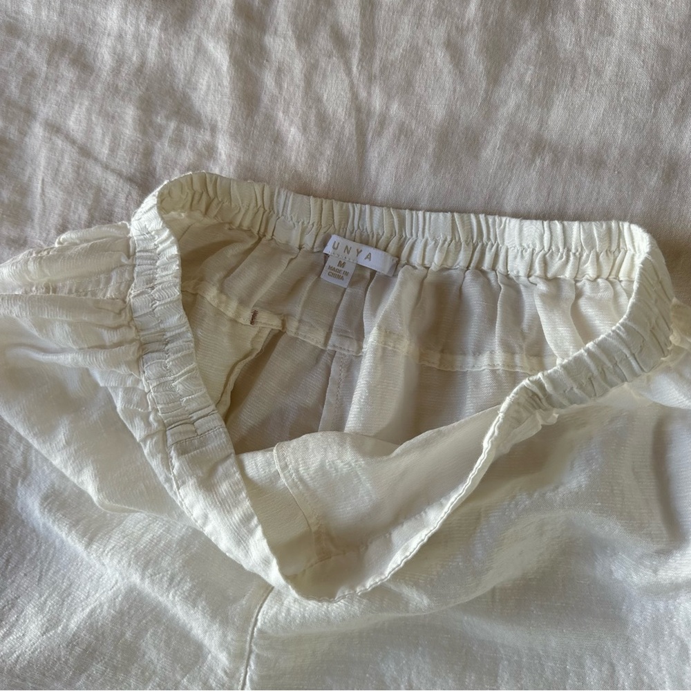 Lunya Linen Cotton Silk Pajama Shorts Medium - Picture 5 of 6